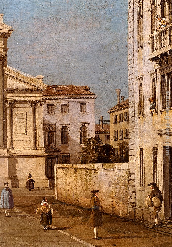 S. Francesco Della Vigna Church And Campo painting - Canaletto S. Francesco Della Vigna Church And Campo art painting